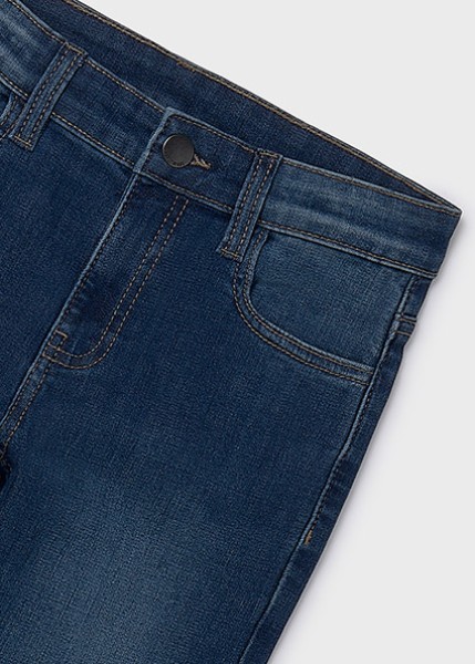 Παντελόνι τζιν slim fit βασικό - ΤΖΙΝ ΣΚΟΥΡΟ 14Y