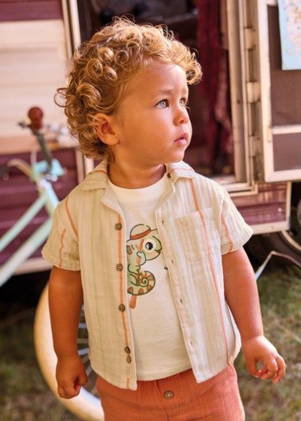 Πουκάμισο κοντομάνικο γκοφρέ - ΡΙΓΕ 9M