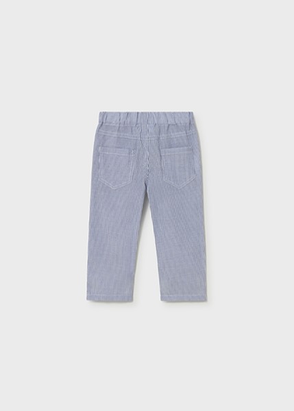 Παντελόνι seersucker - ΓΑΛΑΖΙΟ 3Y