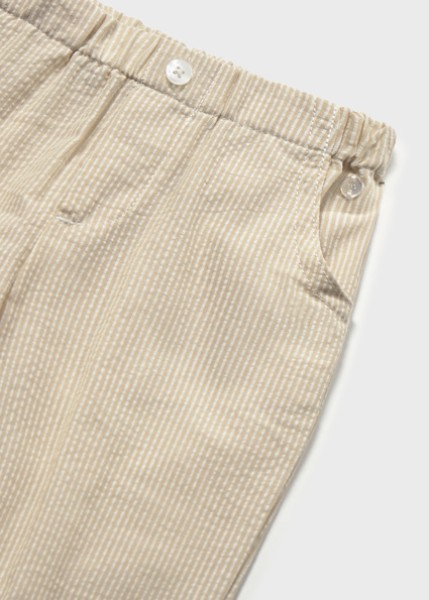 Παντελόνι seersucker - ΜΟΚΑ 12M