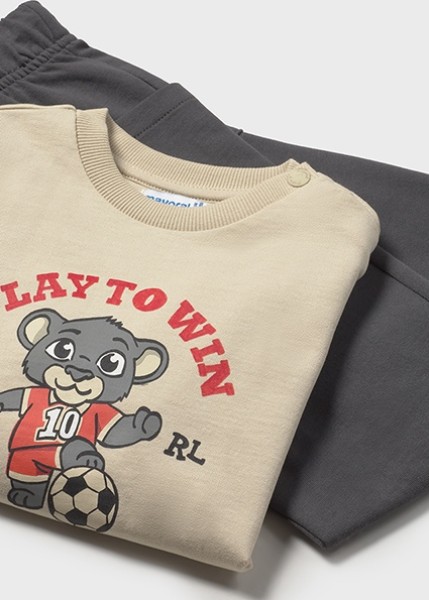 Φόρμα φούτερ - ΑΝΘΡΑΚΙ 12M