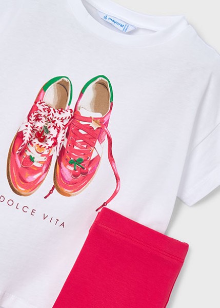 Σετ κολάν ποδηλατικό - ΚΟΚΚΙΝΟ 7Y