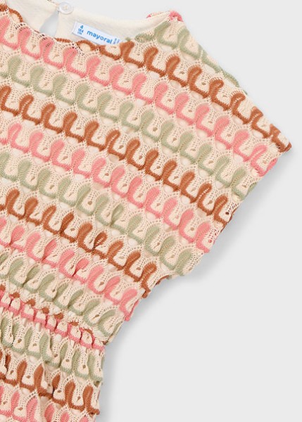 Φόρεμα μακό φαντασία - ΜΑΝΤΑΡΙΝΙ 6Y