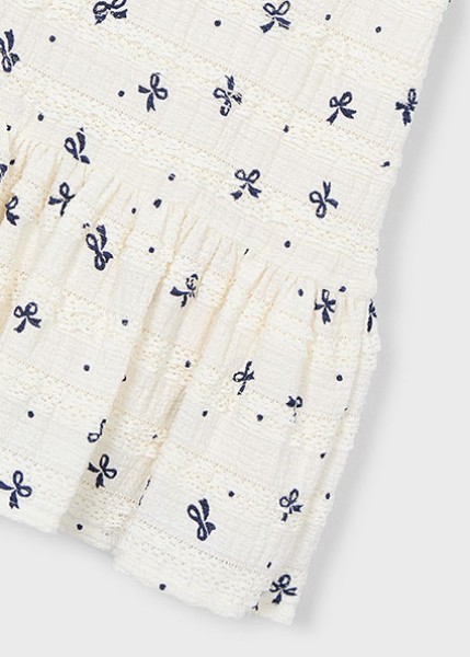 Φόρεμα μακό φαντασία - ΕΚΡΟΥ 7Y