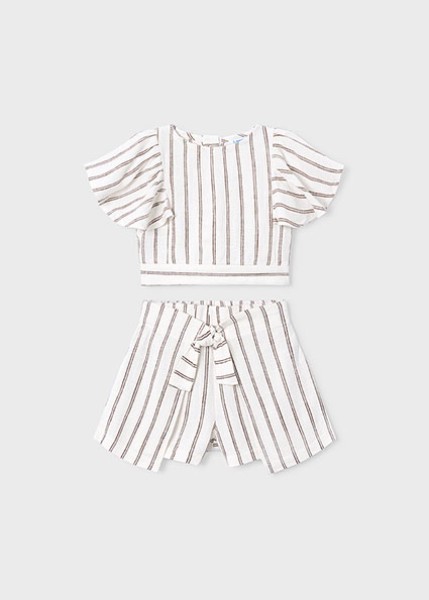 Σετ φούστα ριγέ - ΜΠΕΖ 10Y