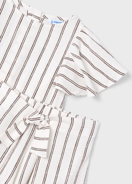 Σετ φούστα ριγέ - ΜΠΕΖ 10Y