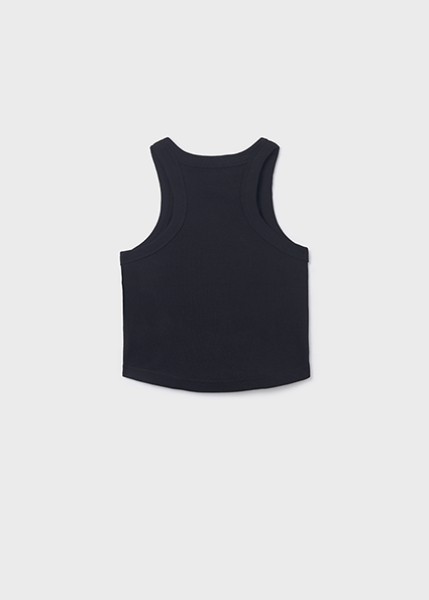 Μπλούζα τιράντες κανάλε - ΜΑΥΡΟ 16Y