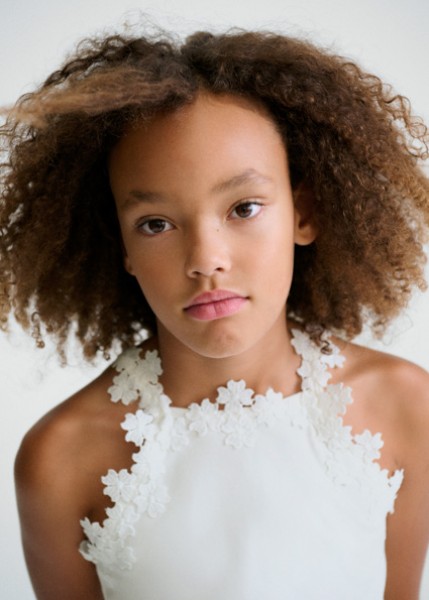 Μπλούζα τιράντες δαντέλα γκιπούρ - ΛΕΥΚΟ 18Y