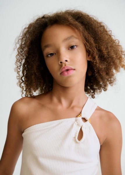 Μπλούζα τιράντες καναλε - ΕΚΡΟΥ 10Y