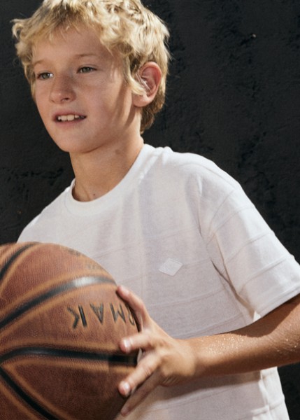 Μπλούζα κοντομάνικη μακό - ΚΡΕΜ 18Y