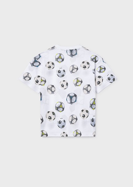 Μπλούζα κοντομάνικη σταμπωτή - ΛΕΥΚΟ 8Y