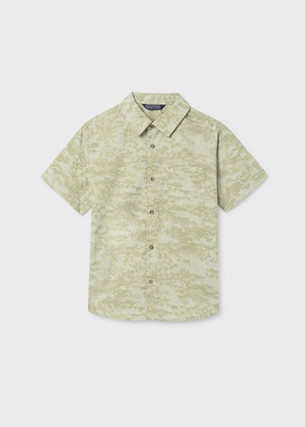 Πουκάμισο κοντομάνικο γιακάς - ΠΡΑΣΙΝΟ 10Y