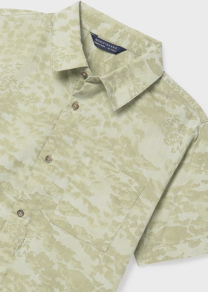 Πουκάμισο κοντομάνικο γιακάς - ΠΡΑΣΙΝΟ 10Y