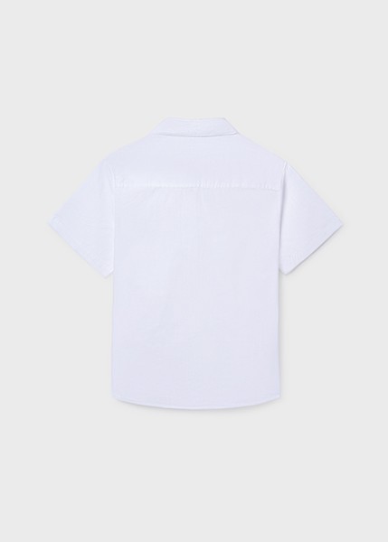 Πουκάμισο κοντομάνικο γιακάς - ΛΕΥΚΟ 14Y