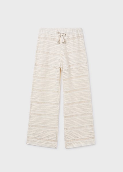 Παντελόνι μακρύ τύπου crochet - ΜΠΕΖ 8Y