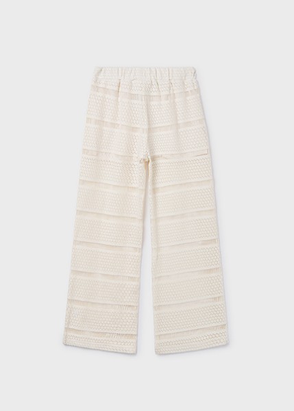 Παντελόνι μακρύ τύπου crochet - ΜΠΕΖ 8Y