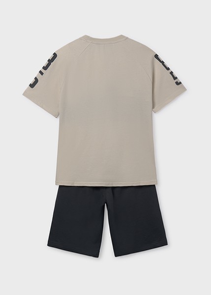 Σετ μακό στάμπα 85 - ΑΝΘΡΑΚΙ 14Y