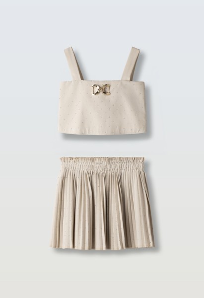 Σετ φούστα - ΕΚΡΟΥ 12Y