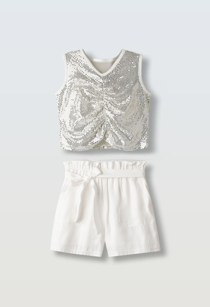 Σετ σορτς - ΕΚΡΟΥ 12Y