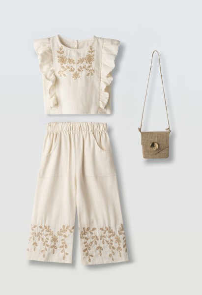 Σετ παντελόνα με τσαντάκι - ΜΠΕΖ 6Y