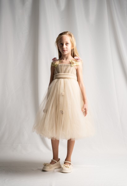 Φόρεμα τούλινο με στέκα - ΣΑΜΠΑΝΙΖΕ 2Y