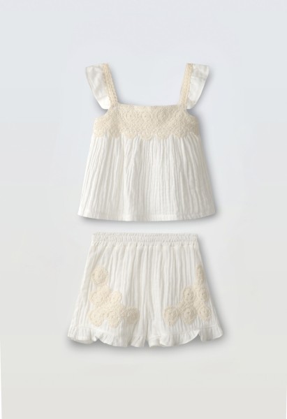 Σετ σορτς - ΛΕΥΚΟ 6Y