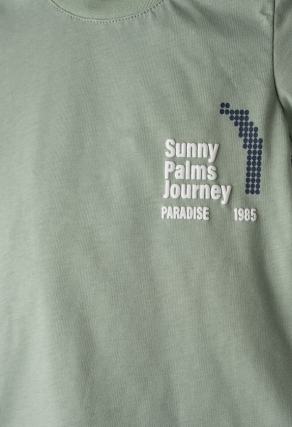 Σετ βερμούδα τζιν με φουλάρι - ΧAKI 6M