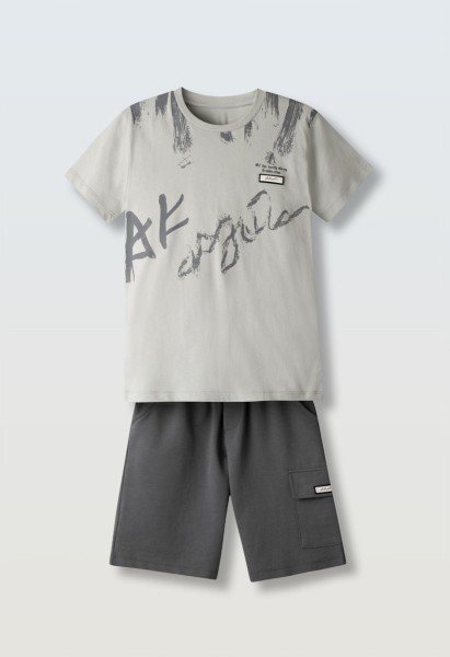 Σετ μακό - ΓΚΡΙ 14Y