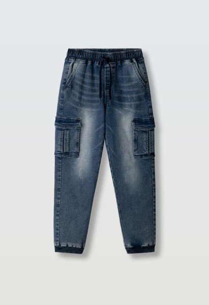 Παντελόνι τζιν κάργκο - ΤΖΙΝ 12Y
