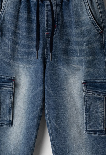 Παντελόνι τζιν κάργκο - ΤΖΙΝ 12Y