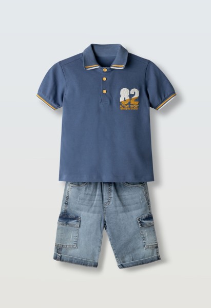 Σετ βερμούδα τζιν - ΡΑΦ 4Y