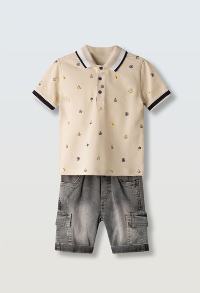 Σετ βερμούδα τζιν - ΜΠΕΖ 5Y