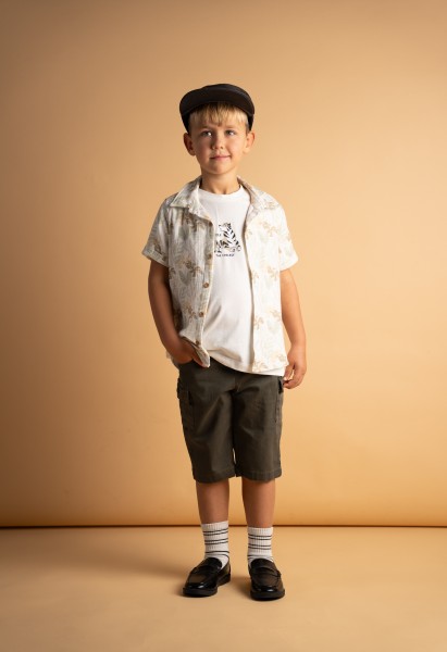 Σετ βερμούδα πουκάμισο 3τμχ. - ΧAKI 4Y