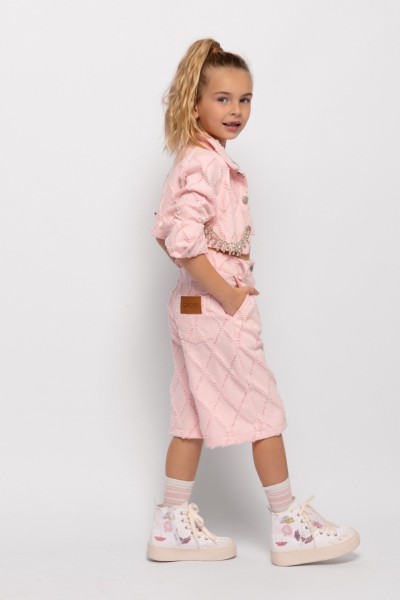 Βερμούδα τζιν ροζ - ΡOZ 3/4Y