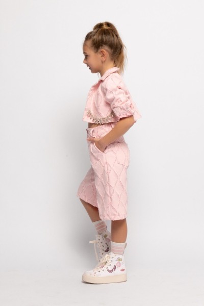 Βερμούδα τζιν ροζ - ΡOZ 3/4Y