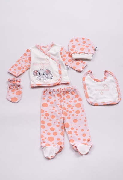 Σετ 5 τμχ. βρεφικό - ΣΟΜΟΝ 1M-3M