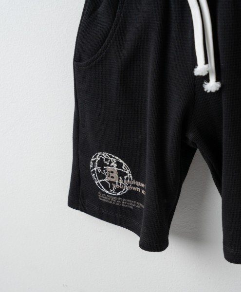 Σετ βερμούδα πικέ - ΜΑΥΡΟ 16Y