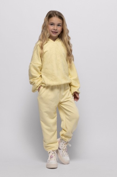 Σετ φούτερ με δαντέλα κίτρινο - ΚΙΤΡΙΝΟ 5/6Y