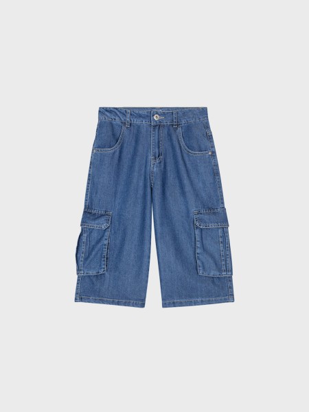 Βερμούδα τζιν cargo - ΤΖΙΝ 6Y