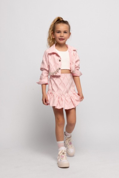 Φούστα τζιν ροζ - ΡOZ 3/4Y