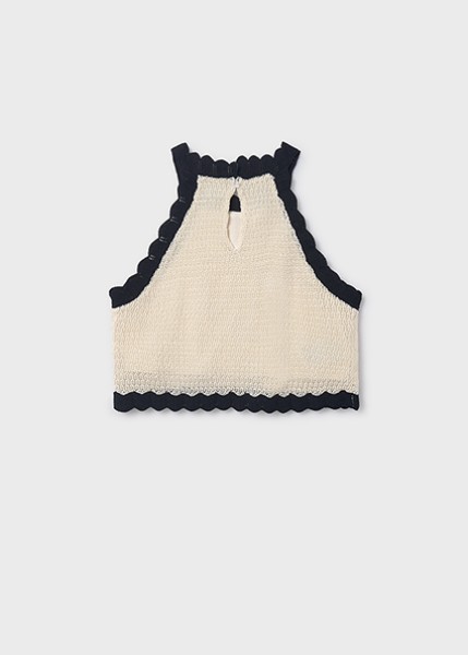 Τοπ πλεκτό λουλούδια - ΜΠΕΖ 10Y