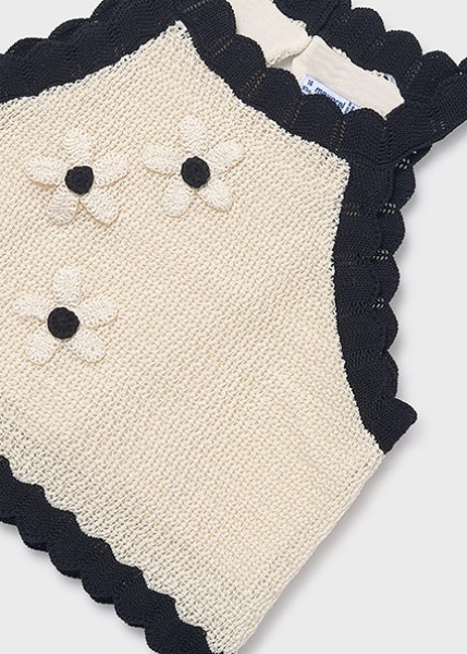 Τοπ πλεκτό λουλούδια - ΜΠΕΖ 10Y