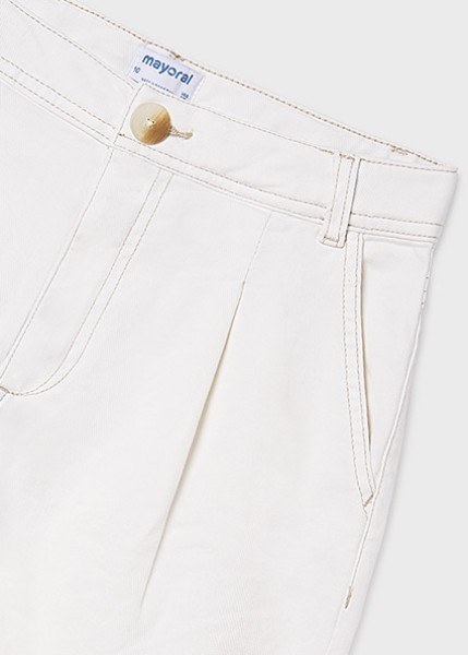 Παντελόνι μακρύ καπαρτινέ - ΕΚΡΟΥ 18Y