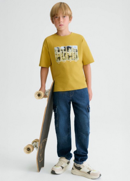 Παντελόνι denim jogger cargo - ΤΖΙΝ 14Y