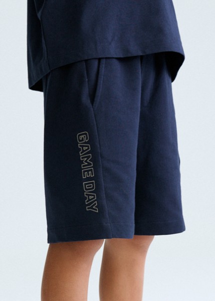 Σετ μακό στάμπα πίσω - ΝΑΥΤΙΚΟ ΜΠΛΕ 18Y