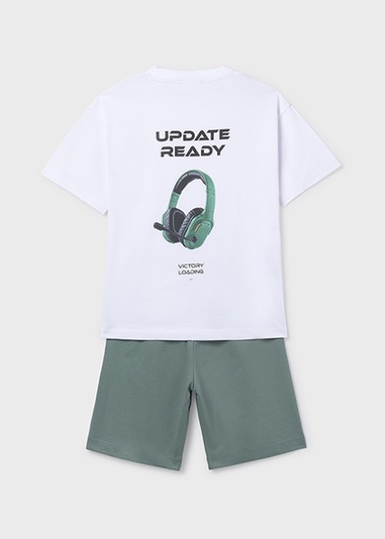 Σετ μακό στάμπα πίσω - ΠΡΑΣΙΝΟ 10Y