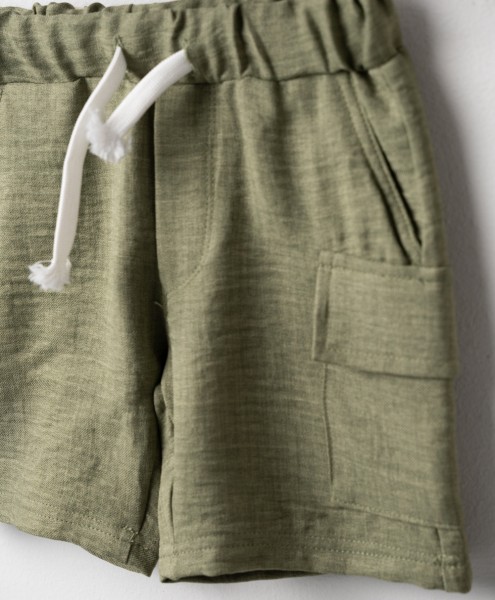 Σετ βερμούδα σταθερή - ΕΚΡΟΥ 2Y