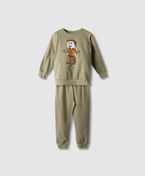 Σετ φόρμα ανοιξιάτικη - ΧAKI 6Y