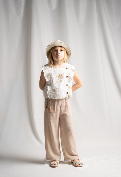 Σετ παντελόνα με τσαντάκι - ΚΑΜΕΛ 4Y