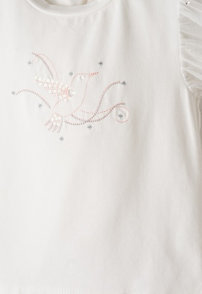 Σετ κολάν με τσαντάκι - ΕΚΡΟΥ 6Y